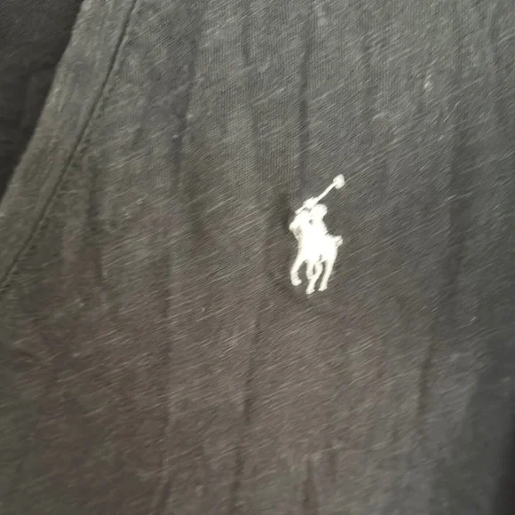 Polo by Ralph Lauren Women's Black V-Neck Top - Picture 3 of 6